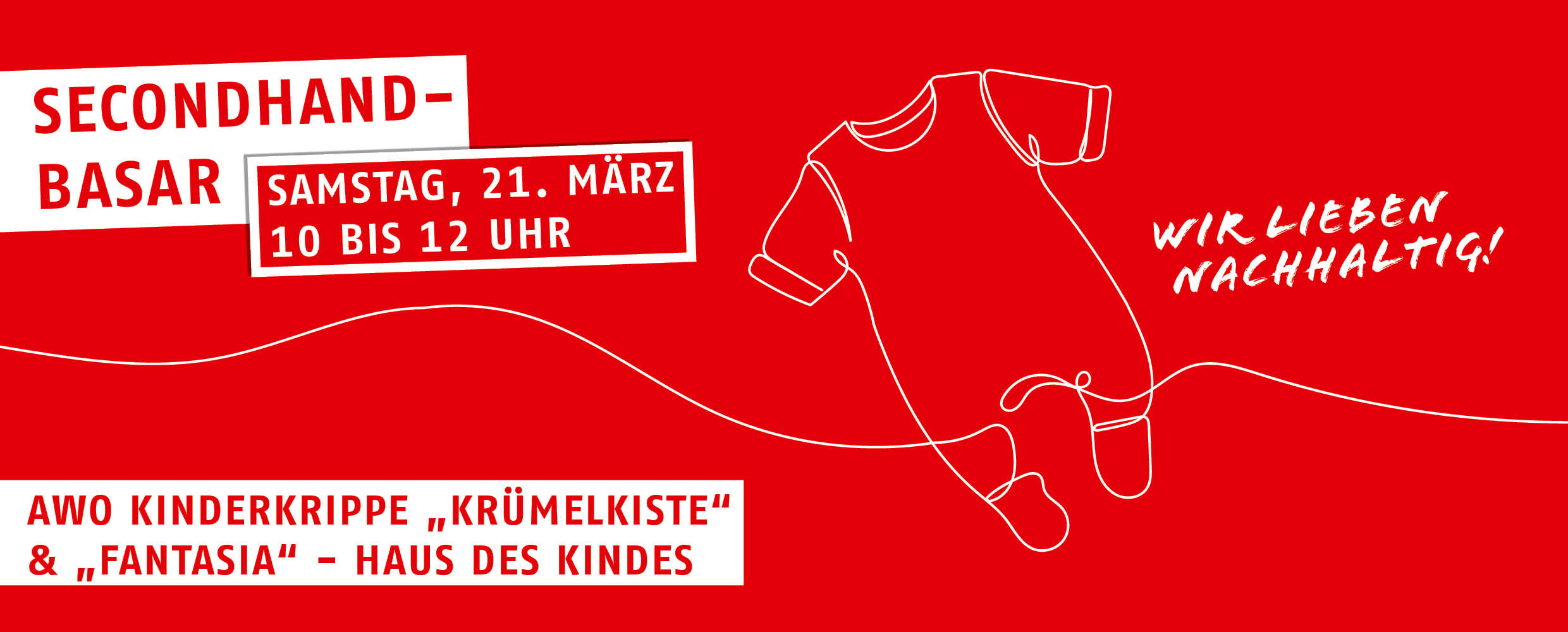Secondhand-Basar für Kinderkleidung